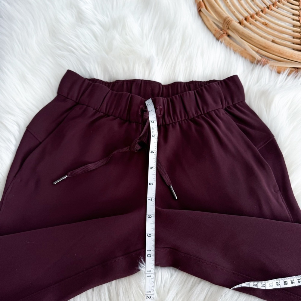 Lululemon On the Fly Jogger Luxtreme Garnet Burgundy Drawstrings Pants - Picture 12 of 13